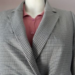 Plaid Long Blazer FIXED PRICE ✅