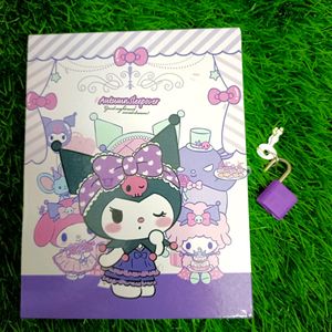 Sanrio Kuromi Lock Diary