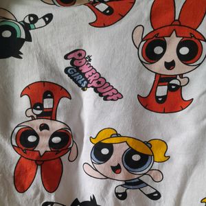 Powerpuff Girls Print T Shirt