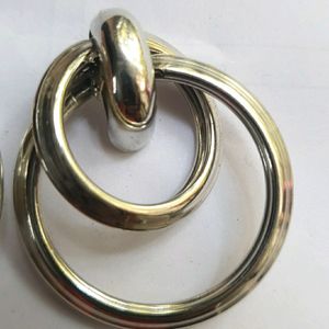 Sliver Toned Hoops