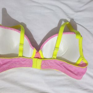 Florescent Pink Bra