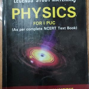 Physics For I PUC