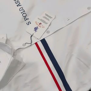 Us Polo Assn White Shirt