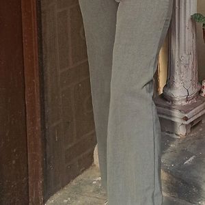 Grey Bootcut Flared Pants