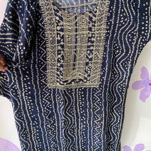 bandhani style ethnic kurta