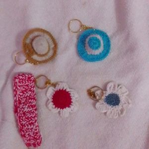 Crochet Key Chain Done By My Sister Priya