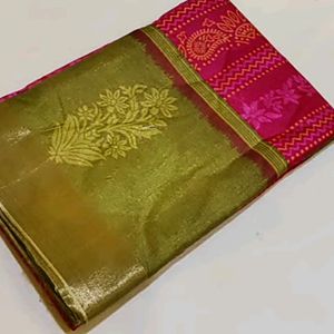 Semi Kanchi Silk Saree