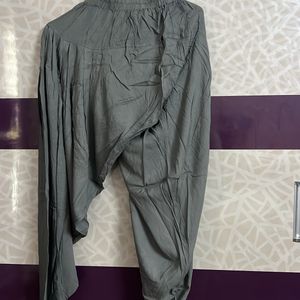 Stretchable Grey Salwar