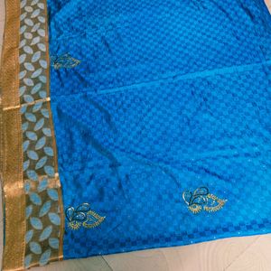 Full Shinning Maggam Work Georgette Saree