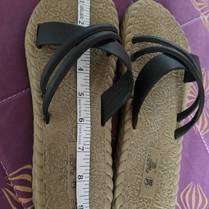 Zudio Slipper Flipflop Khakhi Uk 5.5 38size