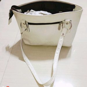 Genuine leather hand bag