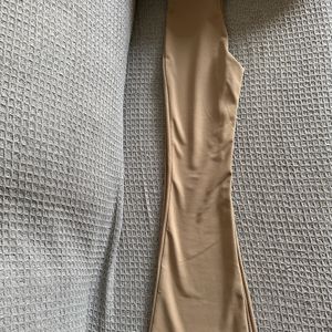 H&M Flared Pants In Beige