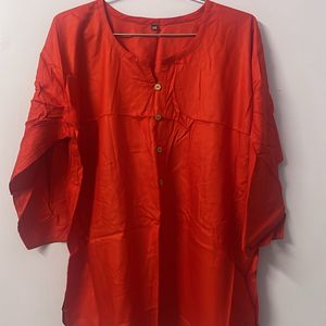 Red Short Kurta