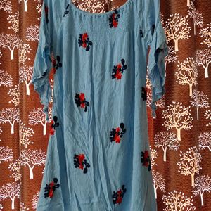 Blue Party wear Frock