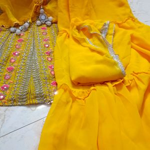 Beautiful Mustard Three Piece Set