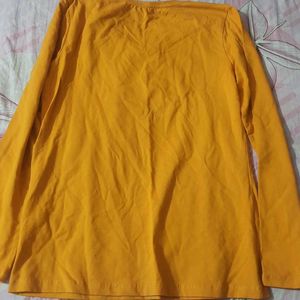 Basic Mustard Full Sleves Top