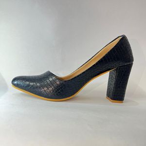 Black Block Heels Size Available