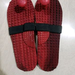 Indian Khadau Slipper Or Ancient Foot Reflexology