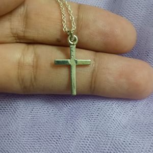 Pure Silver Cross Pendant