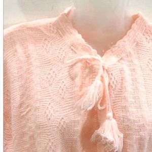 Peach Colour Sweater