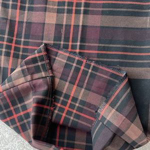 Checked Trousers-women