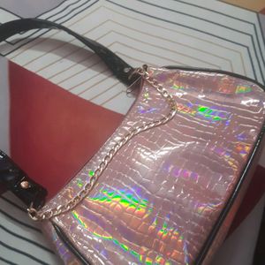 Pink Shiney Bag