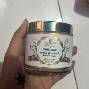 Just Herbs Sandal Facepack For Glowing Skin