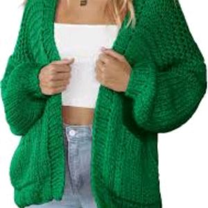 Pinterest Crochet Pattern Green Cardigan