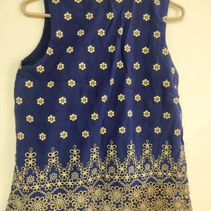 Ethnic Top With Golden Work