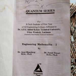 B.tech 1st Year Quantum Series