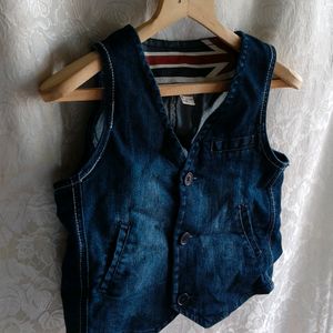 Y2k Denim Vest