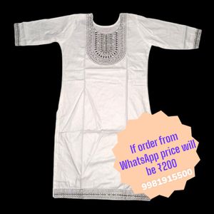 White Cotton Kurti