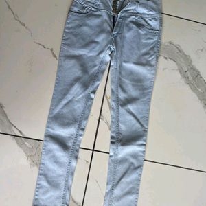 New Sky Blue Jeans High Waist