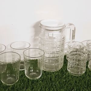 Glass Juice Set