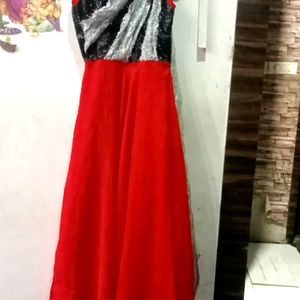 Black & Red Beautiful Gown