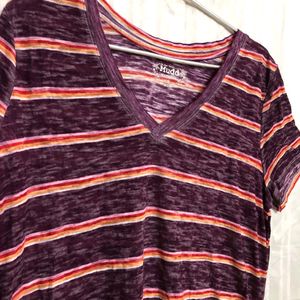 Mudd Purple Short Sleeve T Shirt