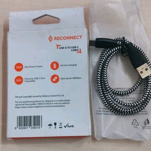 New Charging Cable Usb-A to Usb-C