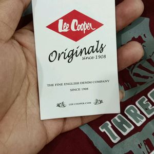 Lee Cooper Maroon Tshirt(Men's)