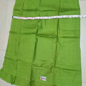 Green And Blue Saree Peticoat