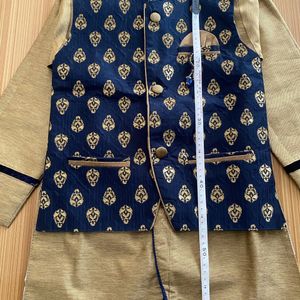 Kurta And Jacket Set For Boys