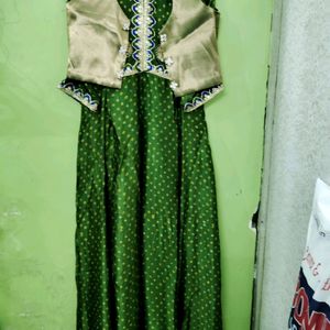 Gown With Brocade Jacket