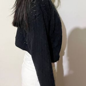 Cami Woolen  Cardigan Set