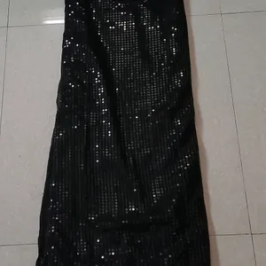 BLACK SEQUINED|PARTY WEAR SAREE