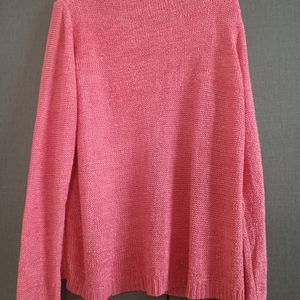 Rose Pink Wool Top