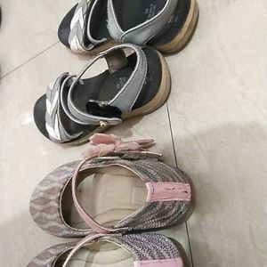 Combo 2 Footwear For Girls In Good Condition