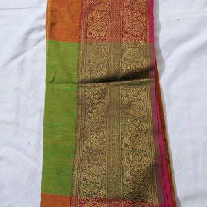 Brand New Chanderi Cotton Saree