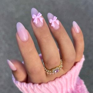 Coquette Bow Nails