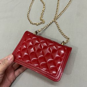 Red Mini Sling Bag