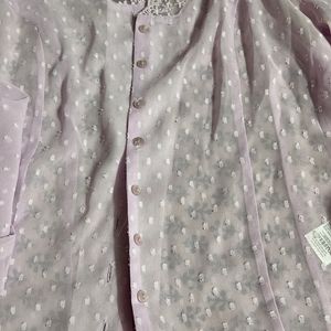 Lavender Top With Inner