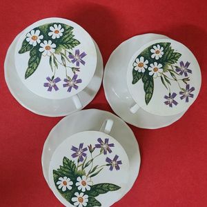 Ceramic Teacups Set Of 4